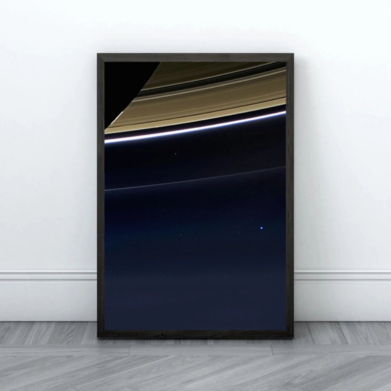 Pale Blue Dot Print Poster Voy - Star Map Poster 评论和价格