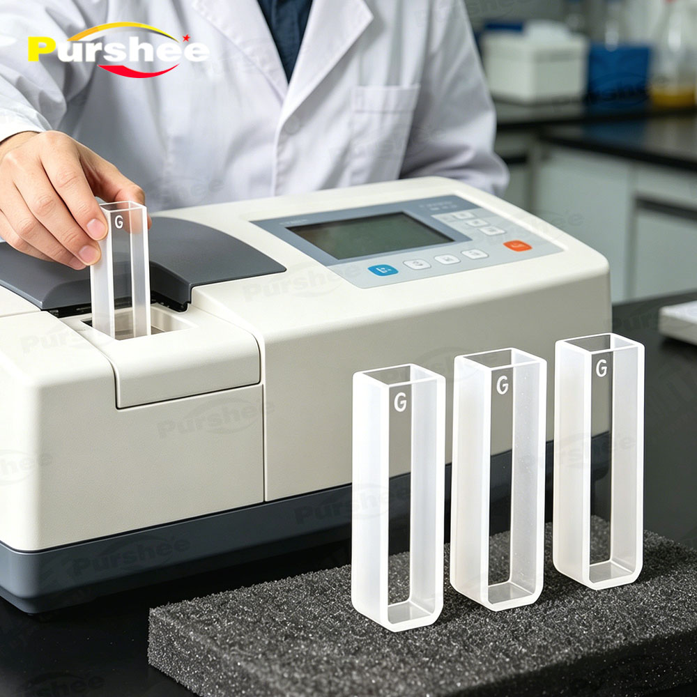 4 PCS Glass Cuvettes Cells 1/2 - Science Kit 评论和价格